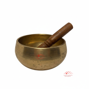 Cuenco para cantar, fabricante de cuencos tibetanos personalizados, cuenco para cantar martillado de latón de tendencia superior para sonido de meditación - Product Image 1