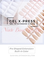 MyBeautyNails logo privé 30pcs ongles en gel gravés amande rond xxs xs extra court couleur nude couverture complète presse sur les ongles gel souple
