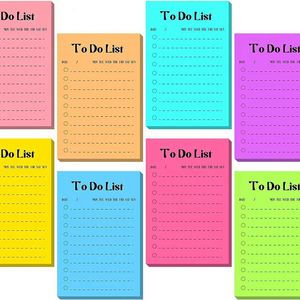 Wholesale Custom Design Self-Adhesive Free <b>Memo</b> <b>Pads</b> Various Colors Small Order Accepting Number Sheets Made Paper - Product Image 1