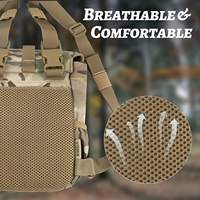 Sac de rangement pour jumelles avec housse de pluie, design innovant, nylon 500D camouflage, harnais pour jumelles, sac de taille pour l'extérieur