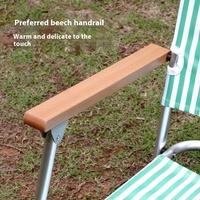 Chaise pliante en alliage d'aluminium ultra-légère BSCI pour le camping en plein air, la pêche, la plage, les loisirs