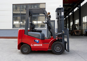 2-3.5 Ton Mini Diesel <strong>Forklift</strong> with Container Mast, EPA Certified, 4 Wheels Counterbalance, Factory Direct <strong>Supply</strong> - Product Image 3
