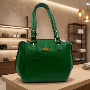 Sac à main de luxe pour femmes BS INTERNATIONAL, bleu, style traditionnel, léger, durable, imperméable, en cuir véritable - Product Image 6