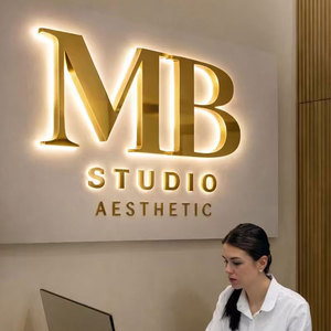 Outdoor Indoor Wall Signage Metal Acrylic logo <b>Led</b> <b>Letter</b> Sign Board Personalized 3d Backlit Light logo <b>Led</b> Sign for Business - Product Image 6
