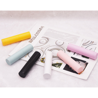 En stock 10ml de haute qualité Macaron couleur rétractable rotatif rechargeable parfum rince-bouche vaporisateur bouteille en verre