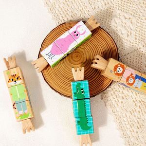 Rompecabezas de Animales Lindos para Viajes en Auto, Juego de Bloques con Forma de Avión, Actividades de Rotación y Deslizamiento para Niños y Niñas - Product Image 3