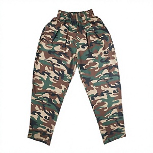 Pantalon de sport ample pour homme Slim Alive, 100% coton, taille mi-élastique, camouflage, pour la musculation et les sports, long - Product Image 4