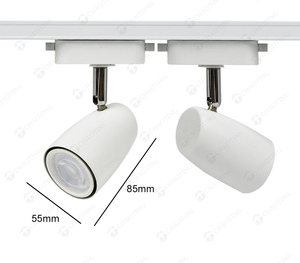 Đèn Chiếu Điểm GU10 Thương Mại Chất Lượng Cao Đèn Chiếu Điểm COB Vỏ Bọc Cố Định Bằng Nhôm 2 Dây Không Nhấp Nháy Đèn Led Theo Dõi - Product Image 2