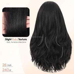 JAMBALAYA Perruque synthétique à bandeau, <span class=keywords><strong>cheveux</strong></span> afro raides et crépus noirs, 24-26 pouces, résistante à la chaleur, pour femmes noires - Product Image 3