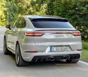 <span class=keywords><strong>GTS</strong></span> Style แผ่นกระจายคาร์บอนไฟเบอร์ด้านหลังกันชนหลังที่คดเคี้ยวท่อไอเสียมีให้สำหรับ <span class=keywords><strong>Porsche</strong></span> <span class=keywords><strong>Cayenne</strong></span> Coupe <span class=keywords><strong>2018</strong></span> + - Product Image 6