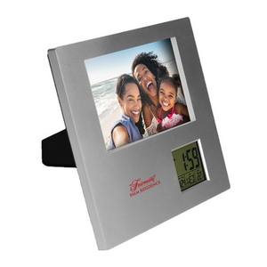 Horloge multifonctionnelle avec date et température pour album photo de bureau à domicile - Product Image 2