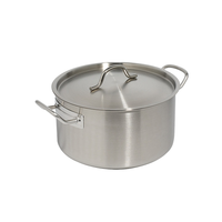 Marmite Casserole en Acier Inoxydable Épaissi Personnalisée Moderne Commerciale Individuelle pour Nouilles Instantanées Style Coréen Pot à Soupe Universel