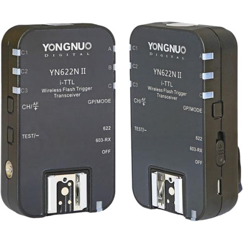 YONGNUO Wireless TTL Flash Wireless Trigger YN622 YN-622C II C-TX KIT for Camera 500D 60D 7D 5DII