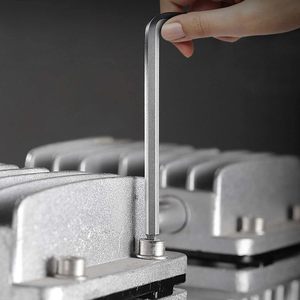 Jeu de clés <span class=keywords><strong>Allen</strong></span> hexagonales universelles portables en chrome vanadium de qualité industrielle, avec porte-clés, mesure métrique - Product Image 6