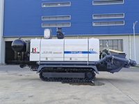 Pompe à béton sur chenilles mobile JIUHE DHBTL 60 80 pour projets de construction