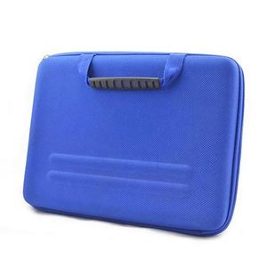 Blue 12-17 Inch Laptop Sleeve with Durable EVA Case Cover Portable Business Handbag Hot Sell with Handle and Crossbody Style - Product Image 4