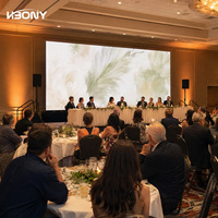 Pantalla LED para Fondo de Boda, Pantalla LED de Alquiler para Interiores P3.91, 500x500mm, 7680Hz, Video Wall para Salón de Baile, Proveedor de Eventos