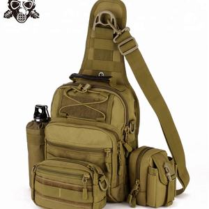 Tactical <b>Small</b> Bag Molle Sports Bag <b>Chest</b> Body Sling Single Shoulder Tactical Backpack for Fishing Hiking Hunting Bags - Product Image 4