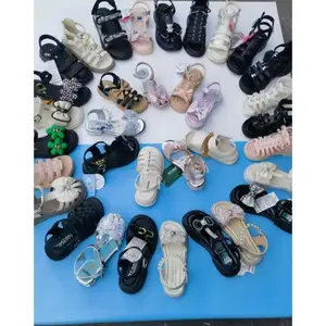 Sandal EYX017 Model uang 4.25 dolar ukuran 26-38 sepatu anak laki-laki dan perempuan antiselip Sandal Platform musim panas dengan pola