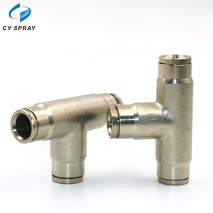 Đầu Nối Chữ T Vòi Phun Áp Lực Cao 3/8 Inch Đầu Nối Ống Nước PE Vòi Phun Để Làm Mát Hệ Thống Phun Sương - Product Image 3