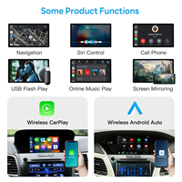 Kabelloses CarPlay Nachrüstset und Android Auto Spezial für Acura Dual Screen RDX TLX TLX-L ILX RLX mit 7" 8" Bildschirm