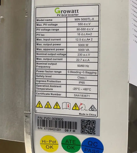 Garantía de 10 Años <span class=keywords><strong>Growatt</strong></span> <span class=keywords><strong>Min</strong></span> 2500-6000tl-x Costo con Batería de Iones de Litio <span class=keywords><strong>Growatt</strong></span> <span class=keywords><strong>Min</strong></span> 3600tl-xh <span class=keywords><strong>6000</strong></span> Tl-xh - Product Image 4