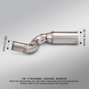 Pour moto <span class=keywords><strong>DUKE</strong></span> 390 250 125 2024 - 2026, échappement, tuyau de liaison intermédiaire, silencieux 51 mm - Product Image 5