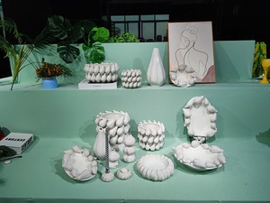 Plat vert <span class=keywords><strong>de</strong></span> fruits et fleurs en céramique <span class=keywords><strong>frais</strong></span> <span class=keywords><strong>de</strong></span> conception unique du fabricant professionnel pour la maison et la fête quantité minimale <span class=keywords><strong>de</strong></span> commande 20 pièces - Product Image 6
