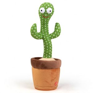 Juguete de Peluche de Cactus Bailarín - Divertido y Interactivo, Ultra Suave, de Poliéster, Adorable y Seguro para Niños, <span class=keywords><strong>Regalo</strong></span> para Baby Showers y Cumpleaños - Product Image 1