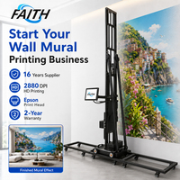 Impresora UV 3D Portátil Faith 2880DPI con Cabezal Epson para Decoración de Murales en Hoteles y Restaurantes