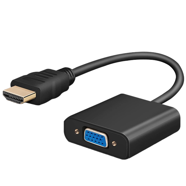 HDTV to VGA Adapter Cable Audio Converter 1080p 60Hz High-Definition PVC Jacket HDTV Compatible Desktop/Laptop OEM