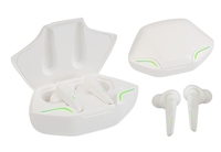 Écouteurs de jeu TWS portables Faible latence Contrôle tactile Sport intra-auriculaires Charge USB Casque sans fil Bluetooth avec lumière