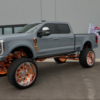 Jantes de camion forgées polies sur mesure SL 28X12 24X10 22X14 24X12 26X14 30X16 à déport profond avec entraxes 8X170 8X180 pour Chevy Silverado 2500