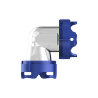 Adaptateur de tuyau d'évacuation à 90 degrés pour réservoir de camping-car – Essentiel pour le camping en plein air – Pièces et accessoires pour camping-cars