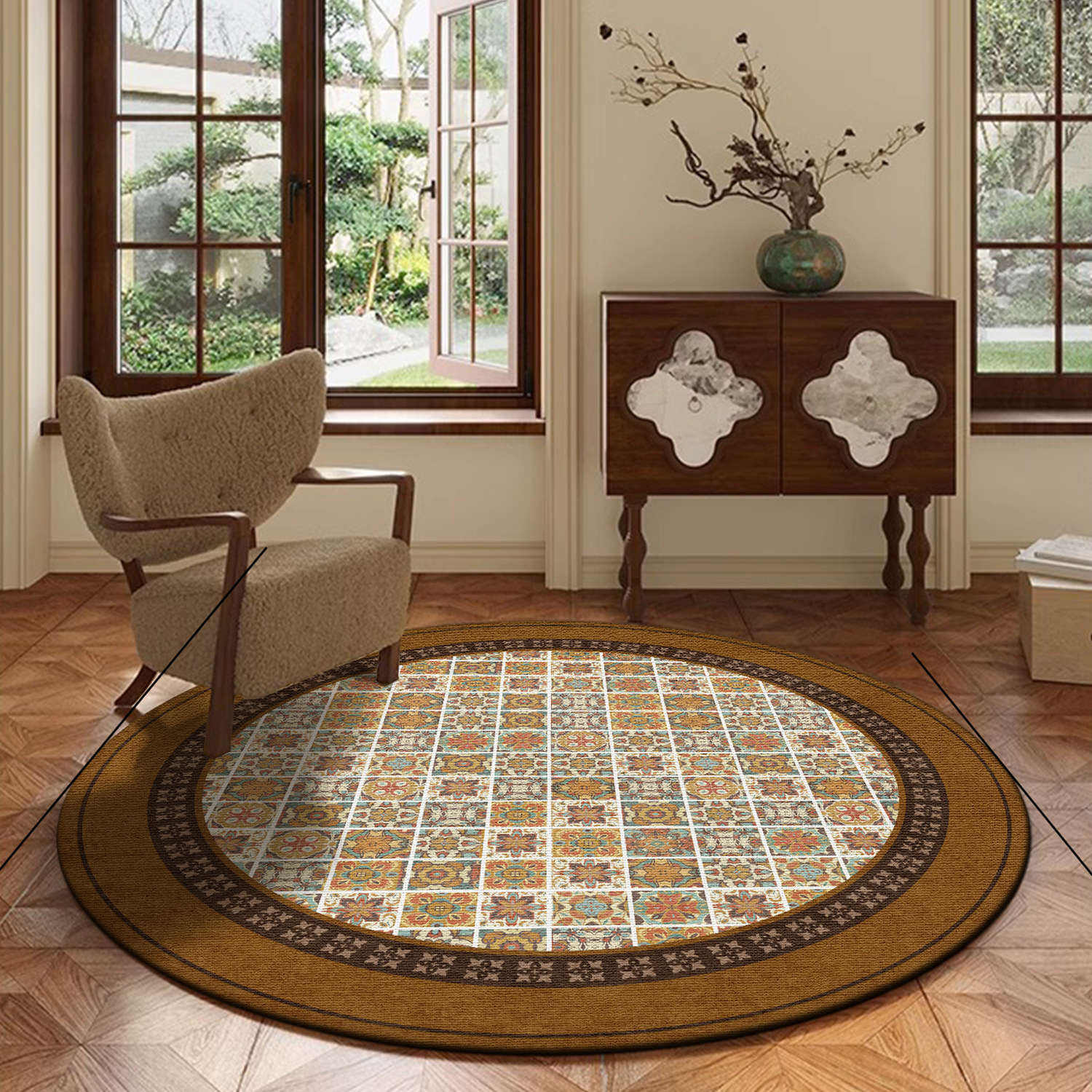 Jade roto y perlas dispersas