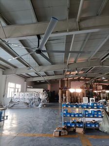 Way m HVLS صناعي لمحطة قطار مستودع المطار ، مشروع حكومي ، توفير طاقة منخفض الضوضاء - Product Image 5