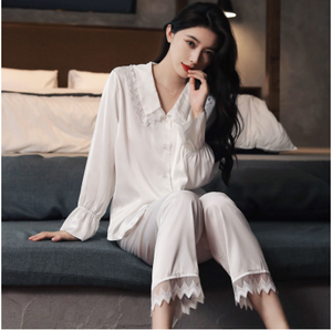 Indumenti <span class=keywords><strong>da</strong></span> <span class=keywords><strong>notte</strong></span> <span class=keywords><strong>da</strong></span> donna <span class=keywords><strong>eleganti</strong></span> <span class=keywords><strong>camicie</strong></span> <span class=keywords><strong>da</strong></span> <span class=keywords><strong>notte</strong></span> in seta per la casa - Product Image 4