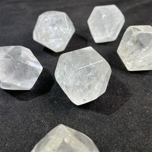 Cristal de quartz naturel poli, polyèdre énergétique pour la guérison, vente chaude - Product Image 3