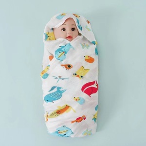 Manta de Gasa Suave Personalizada 100% Algodón Orgánico y Algodón de Bambú con Lindo Dibujo de Ciervo para Niños y Niñas - Product Image 2
