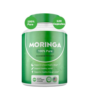 Melhores Cápsulas e Pó Puro de Moringa para Energia, Pele, Imunidade e Saúde Intestinal - Suplemento Natural de Superalimento Verde - Product Image 1