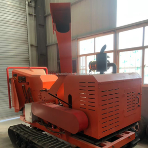 Portable Mobile Home Shredder for Garden Used Wood <strong>Tree</strong> <strong>Branch</strong> <strong>Crusher</strong> with Engine for Agricultural Machinery Compost - Product Image 2