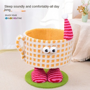 Little <span class=keywords><strong>Monster</strong></span> สี่ฤดูของเล่นแมวสากลที่สะดวกสบายชั้นวางแมวปีนเขาที่ทนทานต่อการสึกหรออุปกรณ์เสริมสำหรับสัตว์เลี้ยงน่ารัก - Product Image 2