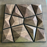Panneau acoustique 3D durable, forme irrégulière, en fibre de polyester PET, décoration murale, panneau acoustique