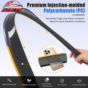 Viseras para Ventanas Laterales para Ford Escape 20-26, Deflectores de PC Inyectado, Protección para Ventanas Laterales de Puertas de Automóviles - Product Image 4
