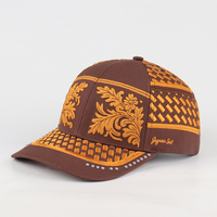 Casquette de baseball unisexe personnalisée OEM, design vintage avec broderie intégrale et détails ornés en points Oxford, pour usage quotidien