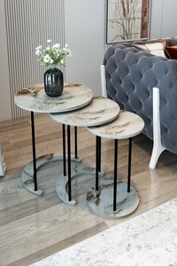 Modern 3-Piece Coffee <b>Table</b> Living Room Side <b>Table</b> Coffee <b>Table</b> - Product Image 6