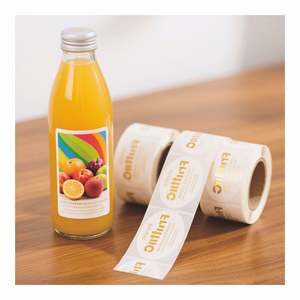 Pas cher prix rond noir et or feuille jolies choses à l'intérieur autocollant - Product Image 6