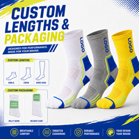 Chaussettes de sport mi-mollet personnalisables avec votre logo – Chaussettes athlétiques tricotées pour le basketball, la course et le cyclisme pour hommes et femmes
