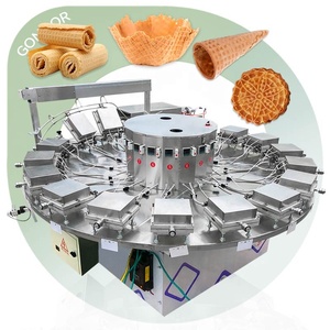 Machine électrique commerciale à gaufres cône de sucre <span class=keywords><strong>Pizza</strong></span> Shaper Make Roller Stick Wafer Cups Biscuit Other Snack Gaz Machine - Product Image 1