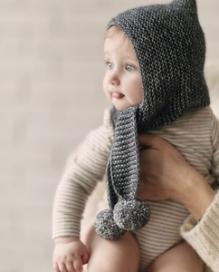 <span class=keywords><strong>Bonnet</strong></span> et écharpe en cachemire <span class=keywords><strong>tricot</strong></span>é intégré pour bébés garçons et filles, <span class=keywords><strong>bonnet</strong></span> en laine chaude pour l'automne et l'hiver - Product Image 3